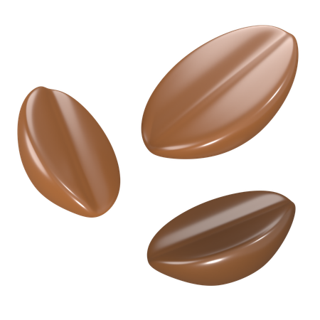 Coffee Beans  3D Icon