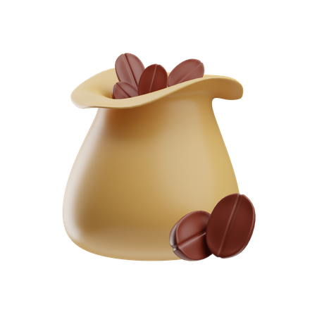 Coffee Beans  3D Icon