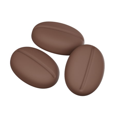 Coffee Beans  3D Icon