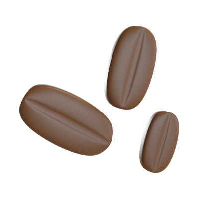 Coffee Beans  3D Icon
