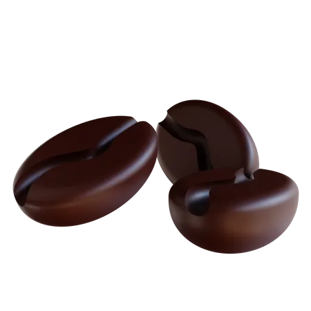 Coffee Beans 3D Icon