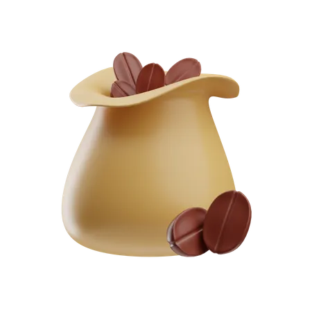 Coffee Beans  3D Icon