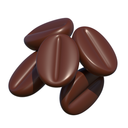 Coffee Beans  3D Icon