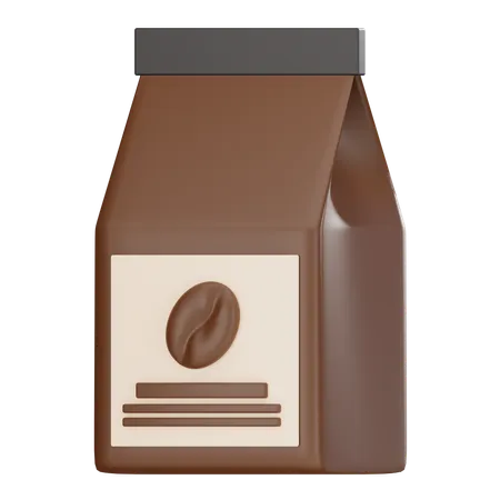 Coffee Beans Bag 3 D Icon 3D Icon