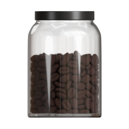 Coffee Beans Jar  3D Icon