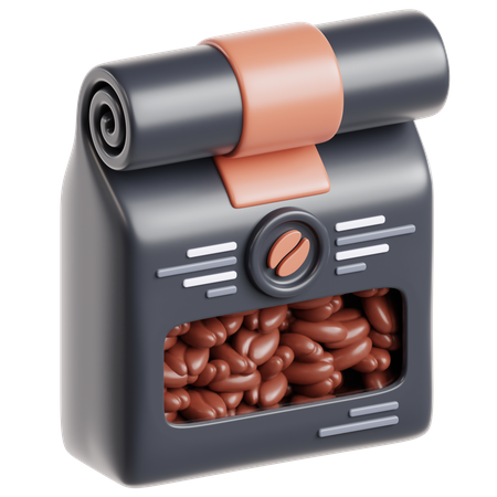 Coffee beans pack  3D Icon