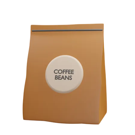 Coffee Beans Packaging  3D Icon