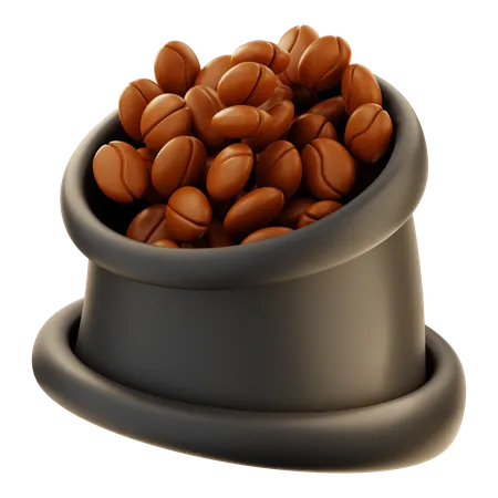 Coffee Beans Sack  3D Icon