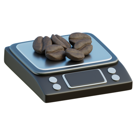 Coffee Beans Weight  3D Icon