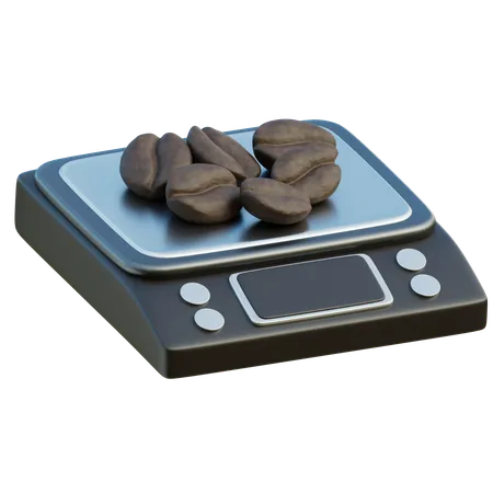 Coffee Beans Weight  3D Icon