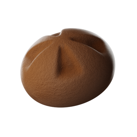 Coffee Bread  3D Icon