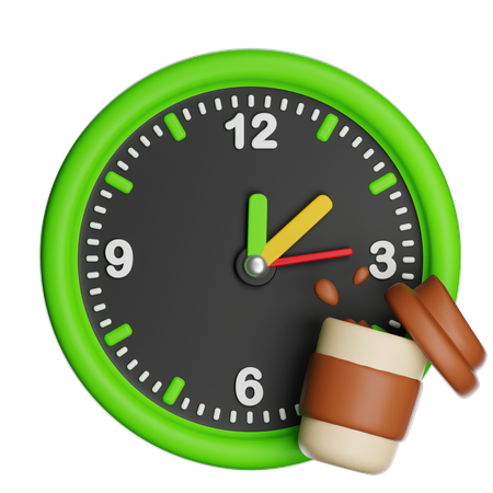 Coffee Break  3D Icon