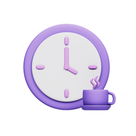 Coffee Break  3D Icon
