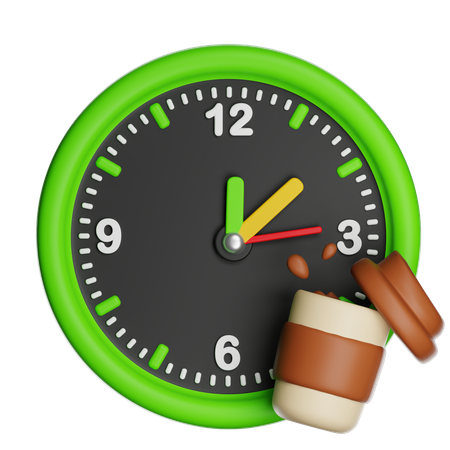 Coffee Break  3D Icon