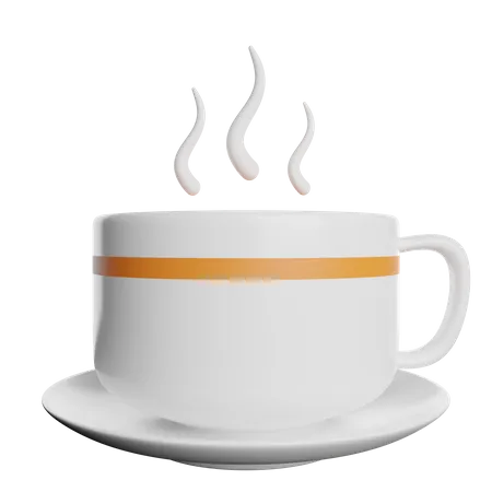 Hot Coffee Break 3D Icon