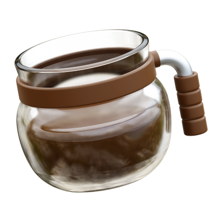 Coffee Brew Glass  3D Icon