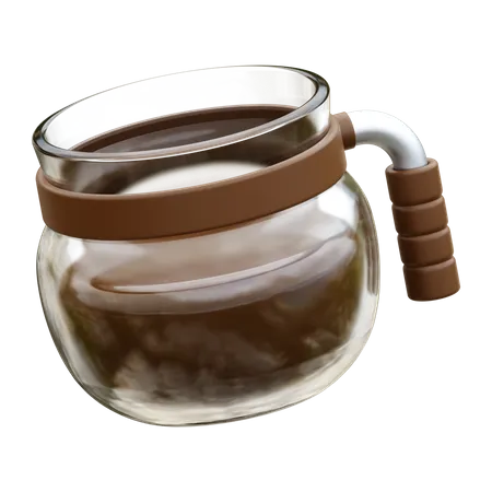 Coffee Brew Glass  3D Icon