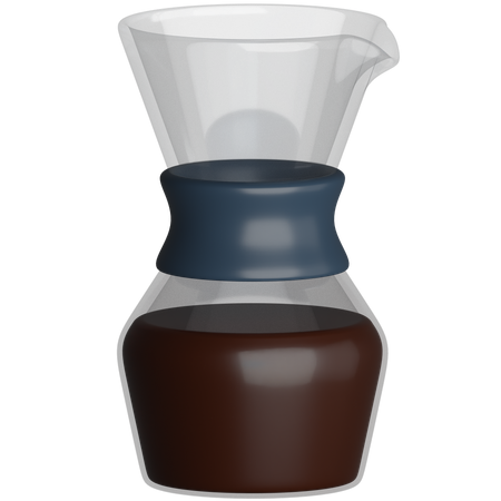 Coffee Brew Glass  3D Icon