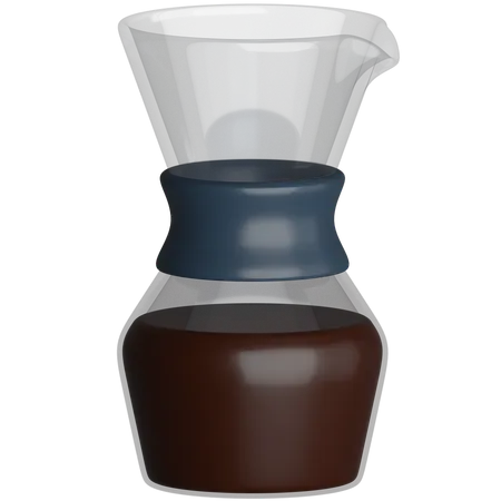 Coffee Brew Glass  3D Icon