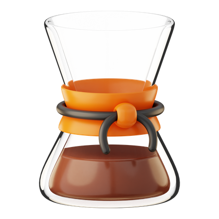 Coffee Brew Glass  3D Icon