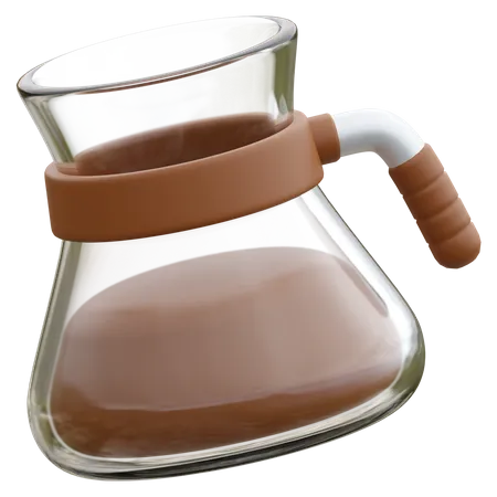 Coffee Brew Glass  3D Icon