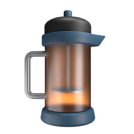 Coffee Brew Pot 3D Illustration