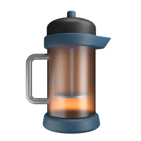 Coffee Brew Pot  3D Illustration