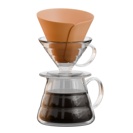 Coffee Brewing  3D Icon