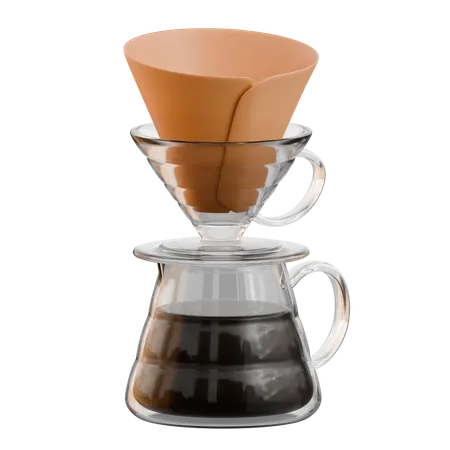Coffee Brewing  3D Icon
