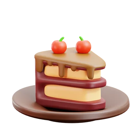Coffee Cake  3D Icon