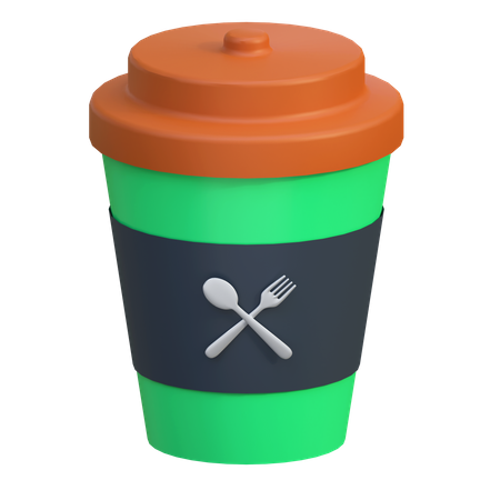 Coffee Cup  3D Icon