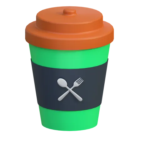 Coffee Cup  3D Icon