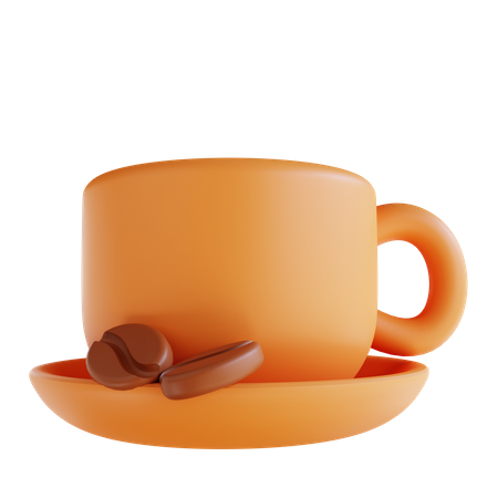 Coffee Cup  3D Illustration