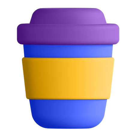 Coffee Cup  3D Illustration