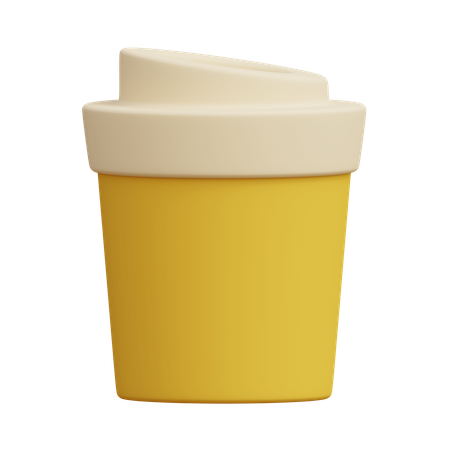 Coffee Cup  3D Illustration