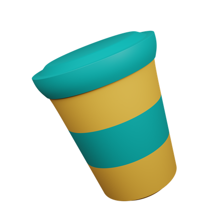 Coffee Cup  3D Illustration