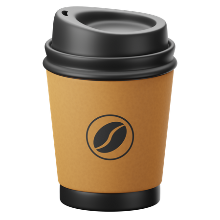 Coffee Cup  3D Illustration