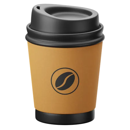 Coffee Cup  3D Illustration