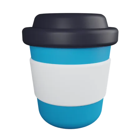 Coffee Cup  3D Illustration