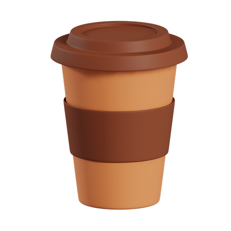 Coffee Cup  3D Illustration