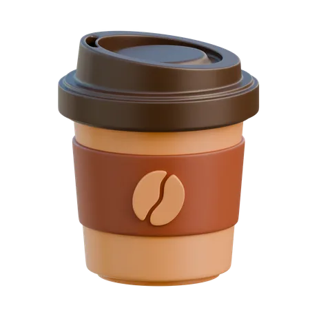 Coffee Cup  3D Illustration