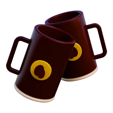 Coffee Cup  3D Illustration