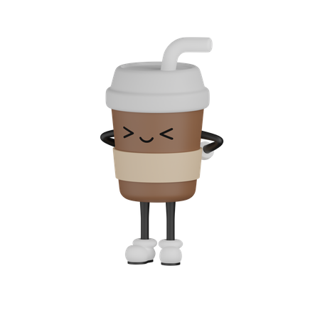 Coffee Cup  3D Illustration