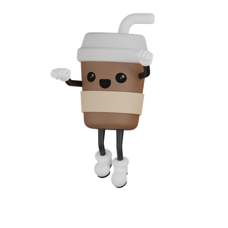 Coffee Cup  3D Illustration