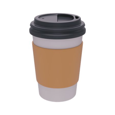 Coffee Cup  3D Illustration