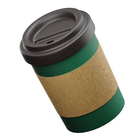 Coffee Cup  3D Illustration