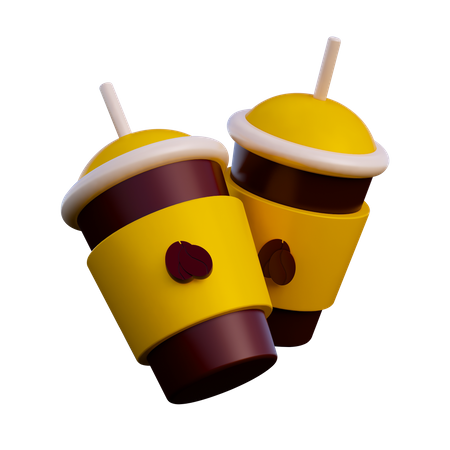 Coffee Cup  3D Illustration