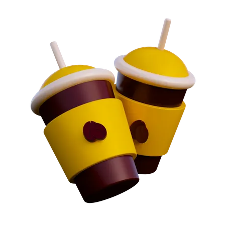 Coffee Cup  3D Illustration