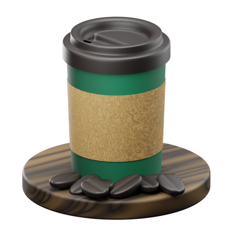 Coffee Cup  3D Illustration