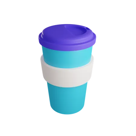 Coffee Cup  3D Illustration